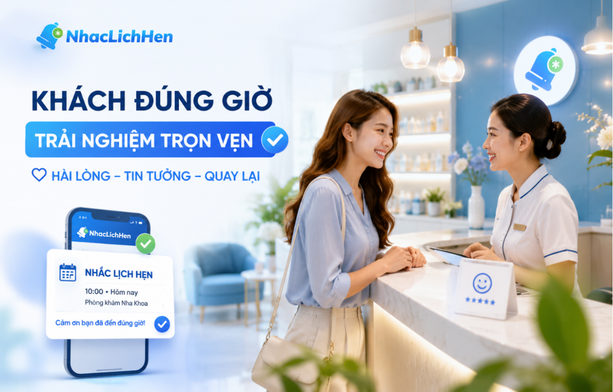 Lợi ích nhìn thấy ngay khi áp dụng nhắc lịch khám lại