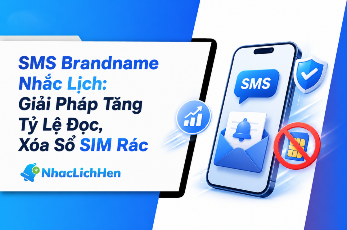 SMS Brandname Nhắc Lịch: Giải Pháp Tăng Tỷ Lệ Đọc, Xóa Sổ SIM Rác