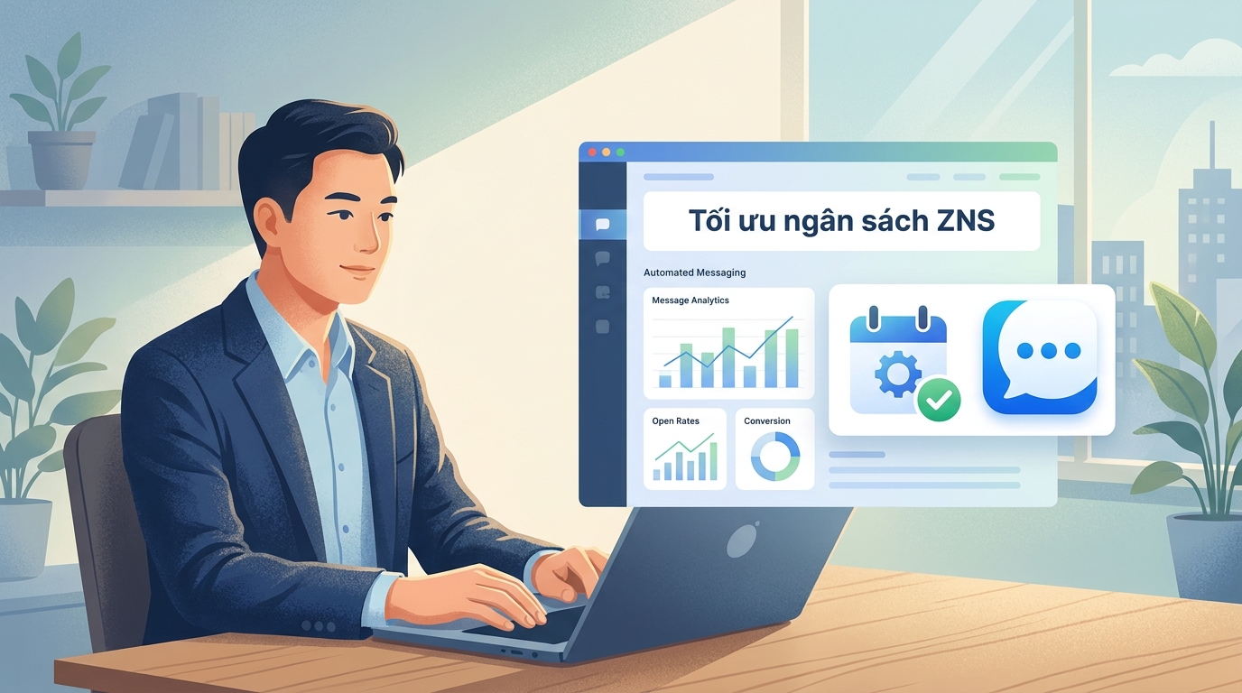 Tối ưu ngân sách gửi tin nhắn ZNS bằng kịch bản tự động