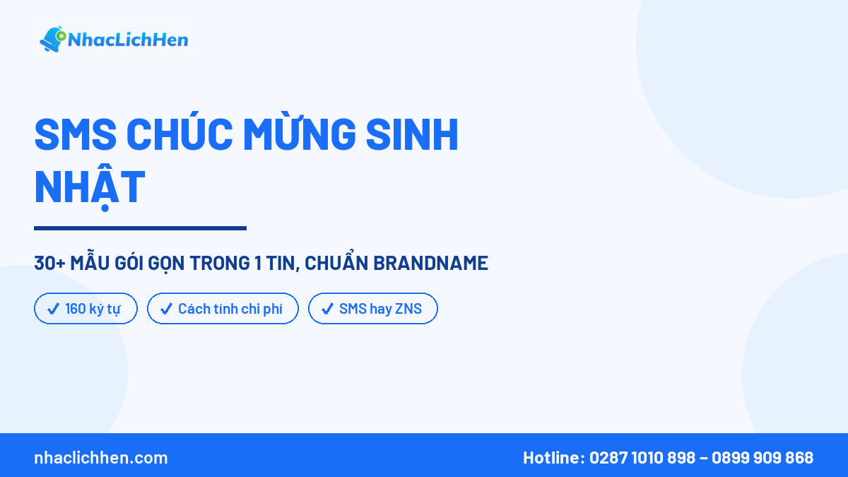 SMS Chúc Mừng Sinh Nhật: 30+ Mẫu Gói Gọn Trong 1 Tin (Chuẩn Brandname 2026)