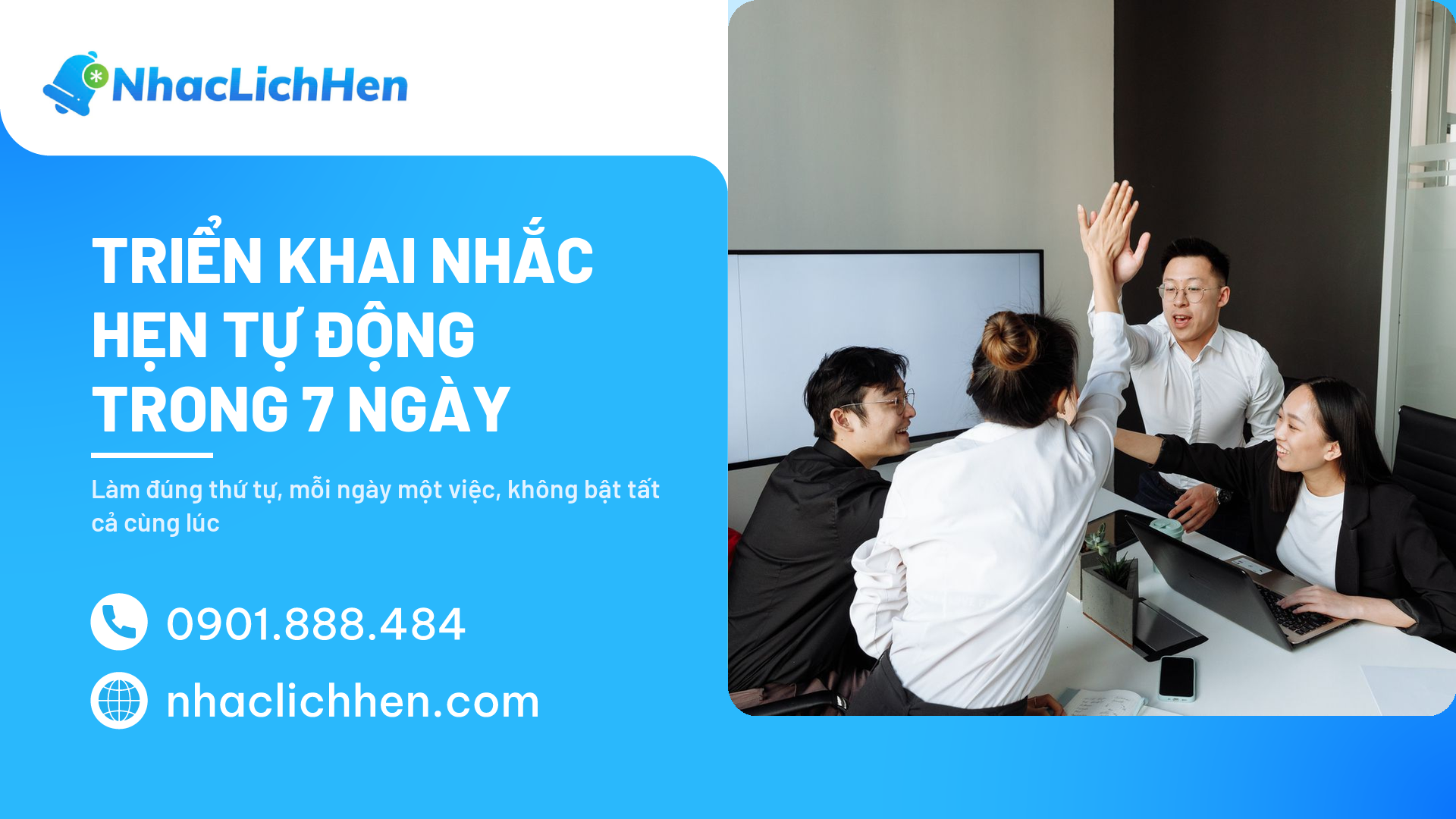 Checklist Triển Khai Nhắc Hẹn Tự Động Trong 7 Ngày (2026)