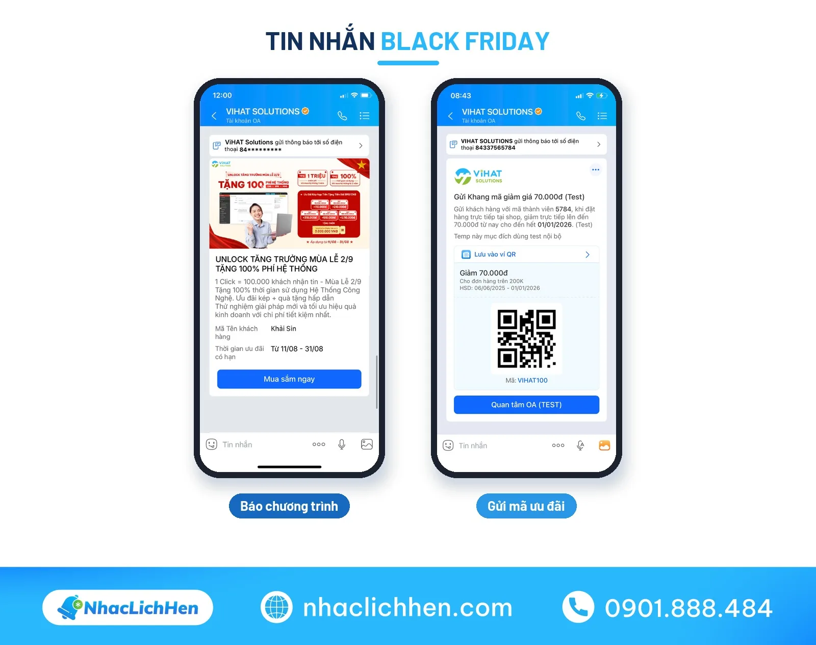 Mẫu tin nhắn Black Friday là gì gửi qua Zalo và SMS