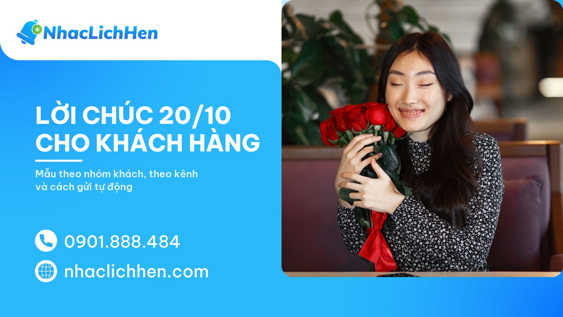 Lời chúc 20/10 cho khách hàng: 45+ mẫu theo ngành và nhóm khách (2026)