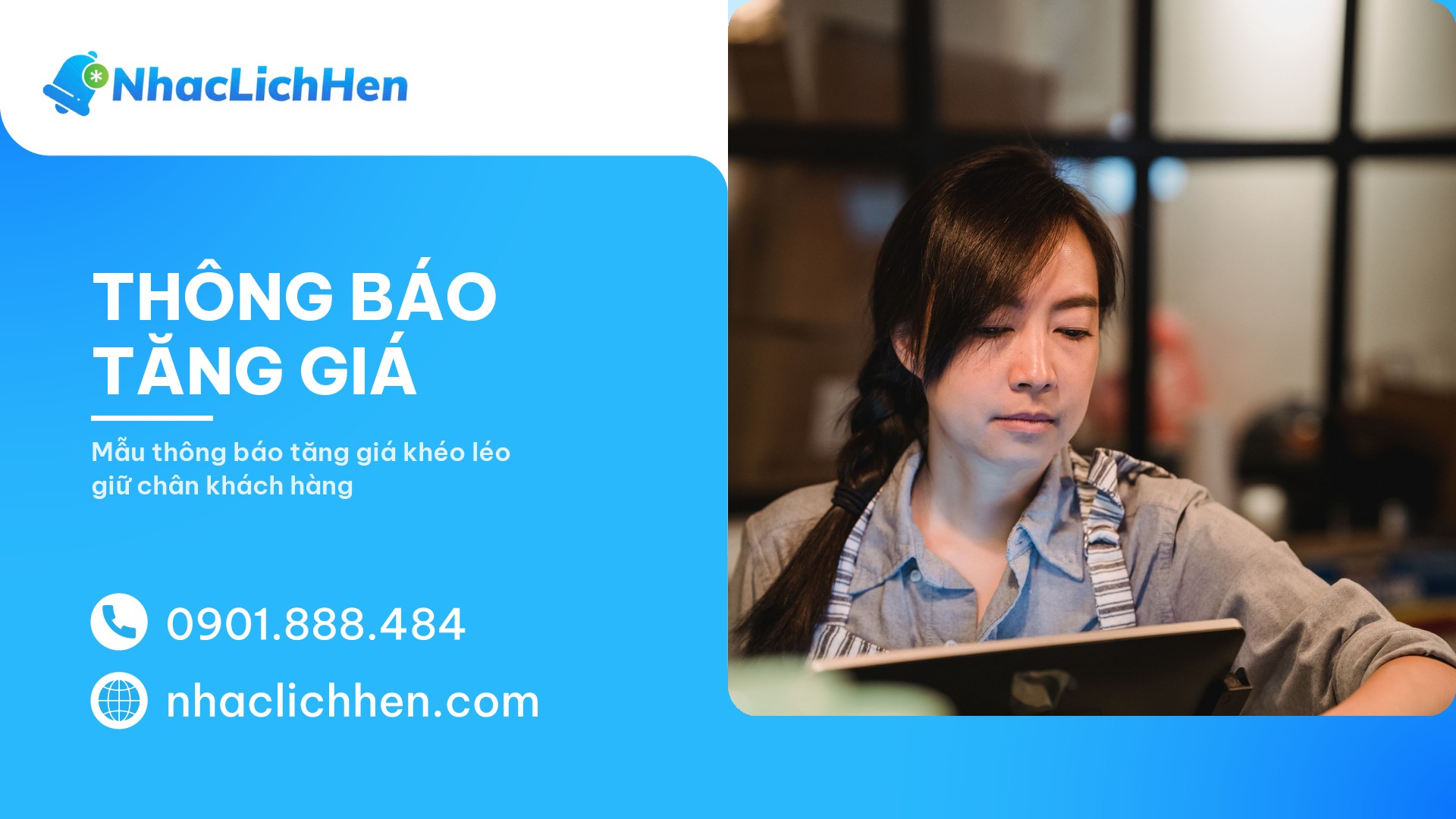Thông báo tăng giá 2026: Nguyên tắc, quy trình và trọn bộ mẫu tin cho cơ sở dịch vụ
