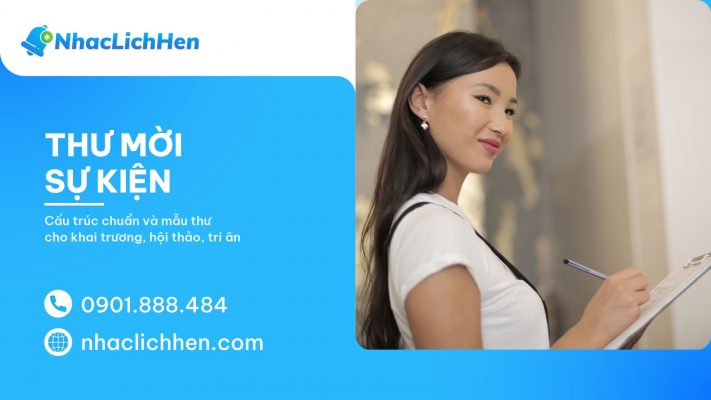 Thư mời sự kiện 2026: Cấu trúc chuẩn, trọn bộ mẫu và quy trình gửi tự động